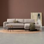 *WOONWINKEL* PEPP Interiors Oreo Beige Bank Hoge Poot Chaise, Verzenden, Nieuw