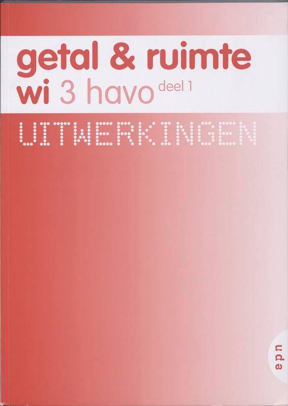 Getal en Ruimte 3 havo dl 1 deel Uitwerkingen 9789011106253, Boeken, Techniek, Zo goed als nieuw, Verzenden