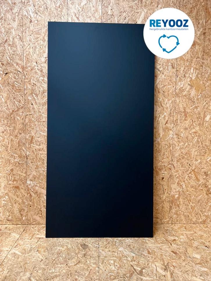 Greengridz circulair bureaublad - 160x80cm - Fenix zwart..., Zakelijke goederen, Kantoor en Winkelinrichting | Kantoormeubilair en Inrichting