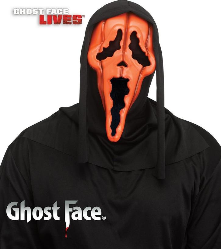 Ghost Face® Scream Masker Pompoen, Hobby en Vrije tijd, Feestartikelen, Feestartikel, Nieuw, Verzenden