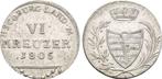 6 Kreuzer 1805 Sachsen Coburg Saalfeld Franz Friedrich An..., Verzenden