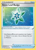 snow leaf badge 159/203 evolving skies, Hobby en Vrije tijd, Verzamelkaartspellen | Pokémon, Ophalen of Verzenden, Nieuw, Losse kaart