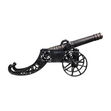 Kanon – 164 cm – zwart – gietijzeren decoratie – groot beschikbaar voor biedingen