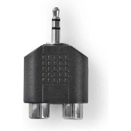 Stereo-Audioadapter -3.5mm jack Male naar 2x RCA (Tulp), Audio, Tv en Foto, Audiokabels en Televisiekabels, Nieuw, Verzenden