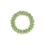 Haarelastiek Facet Kralen 5cm Groen, Verzenden, Nieuw