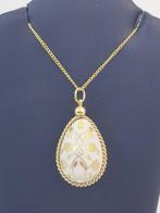 Franklin Mint - Verguld, Franklin Mint Paasei - Ketting met, Antiek en Kunst