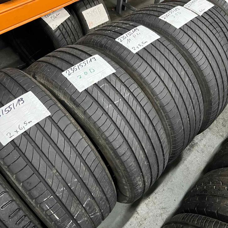 4 x Michelin Primacy 4 235-55-19 Zomerbanden 6,5mm, Auto-onderdelen, Banden en Velgen, 19 inch, Zomerbanden, 235 mm, Personenwagen