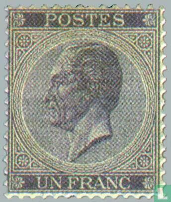 België - Koning Leopold I in profiel - 1865 (postzegels) beschikbaar voor biedingen