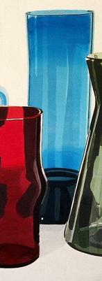 Antonio Perotti - Still Life Vasi in vetro, Antiek en Kunst
