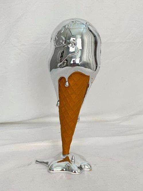 Sagrasse - The last ice cream-silver, Antiek en Kunst, Kunst | Schilderijen | Modern