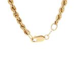 Gouden vintage koord collier 14 kt, Ophalen of Verzenden, Nieuw