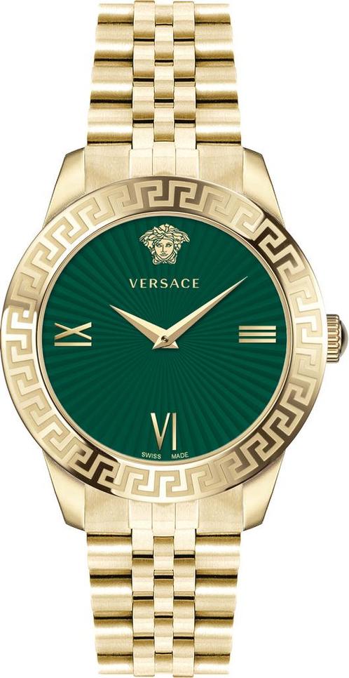 Versace VEVC00619 Greca dameshorloge 38 mm, Sieraden, Tassen en Uiterlijk, Horloges | Dames, Staal, Nieuw, Staal, Overige merken