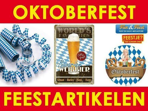 Oktoberfest feestartikelen en kleding - Fun-en-feest.nl, Hobby en Vrije tijd, Feestartikelen, Nieuw, Verzenden