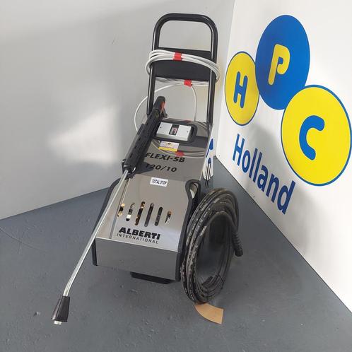Alberti Flexi 120/10 230V, Tuin en Terras, Hogedrukreinigers, Nieuw, Met regelbare waterdruk, Met autostop en -start, Elektrisch