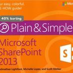 Microsoft Sharepoint 2013 Plain & Simple 9780735667006, Verzenden, Gelezen, Johnathan Lightfoot