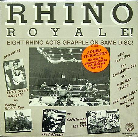 LP gebruikt - Various - Rhino Royale, Cd's en Dvd's, Vinyl | Rock, Zo goed als nieuw, Verzenden