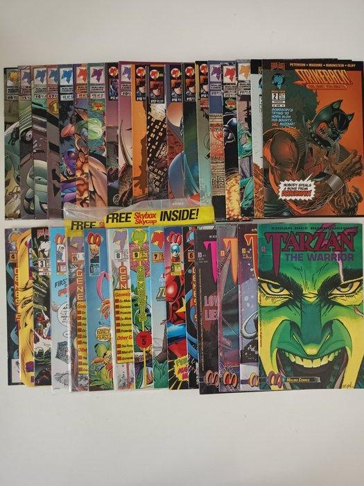 Tarzan, Wolverine, Solitaire Vari - Lotto Malibu Comics - 34, Boeken, Strips | Comics