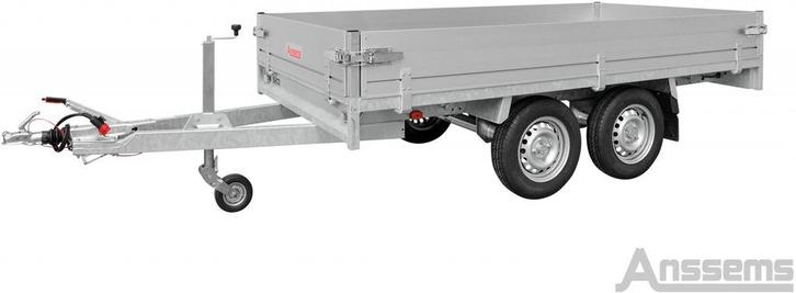 Anssems Plateauwagen PSX 2500kg 325×178, Auto diversen, Aanhangers en Bagagewagens, Ophalen of Verzenden