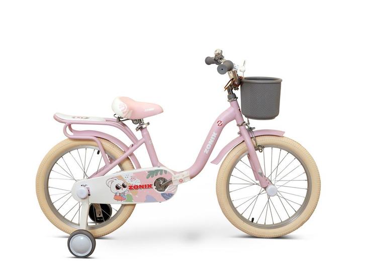 Zonix Meisjesfiets 18 Inch Roze  Kinderfiets Met Zijwieltjes, Fietsen en Brommers, Fietsen | Meisjes, 18 inch, Nieuw, Ophalen of Verzenden
