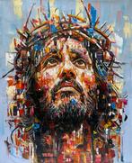 Loïc Tuhal (1962) - Jesus Superstar- grand format 100x80cm, Antiek en Kunst