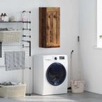 vidaXL Wandkast Oud Hout 34,5 x 34 x 90 cm Bewerkt hout, Minder dan 50 cm, Verzenden, Nieuw, Minder dan 100 cm