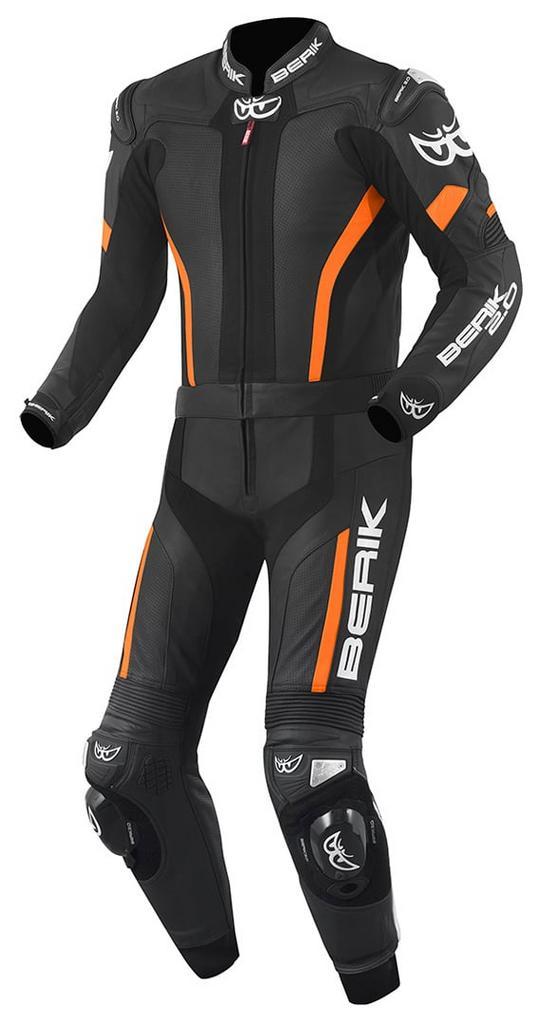 Berik Losail Zwart Oranje 2-Delig Motorpak, Motoren, Kleding | Motorkleding, Heren, Nieuw met kaartje, Combipak, Verzenden