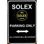 Wandbord - Solex Parking Only, Nieuw, Ophalen of Verzenden