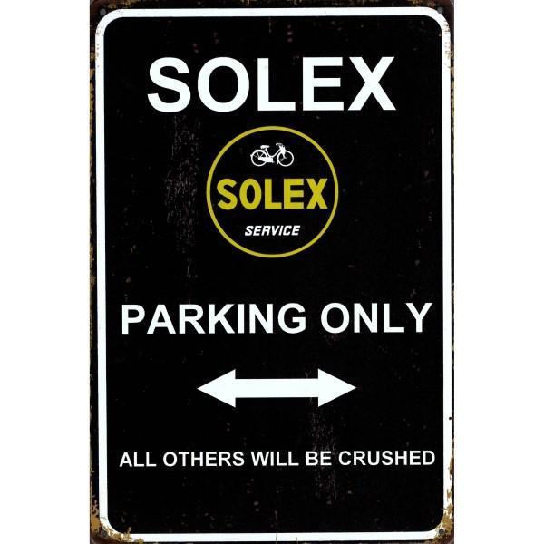 Wandbord - Solex Parking Only, Huis en Inrichting, Woonaccessoires | Wanddecoraties, Nieuw, Ophalen of Verzenden