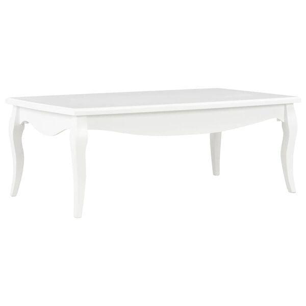 Salontafel Wit Grenen 110cm | Retourdeal | 51% Korting!, Huis en Inrichting, Tafels | Salontafels, 100 tot 150 cm, Rechthoekig