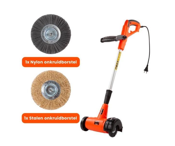 Kibani elektrische onkruidborstel 400 WATT - Inclusief 2, Tuin en Terras, Onkruidbranders, Nieuw