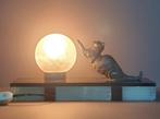 Lamp - Art déco Frankrijk lamp bol globe kat félin, Antiek en Kunst