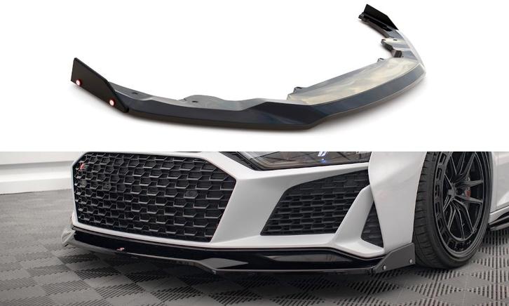 Voorspoiler V.3 met Canards Audi R8 Facelift  2018 - 2021, Auto-onderdelen, Carrosserie en Plaatwerk, Ophalen of Verzenden