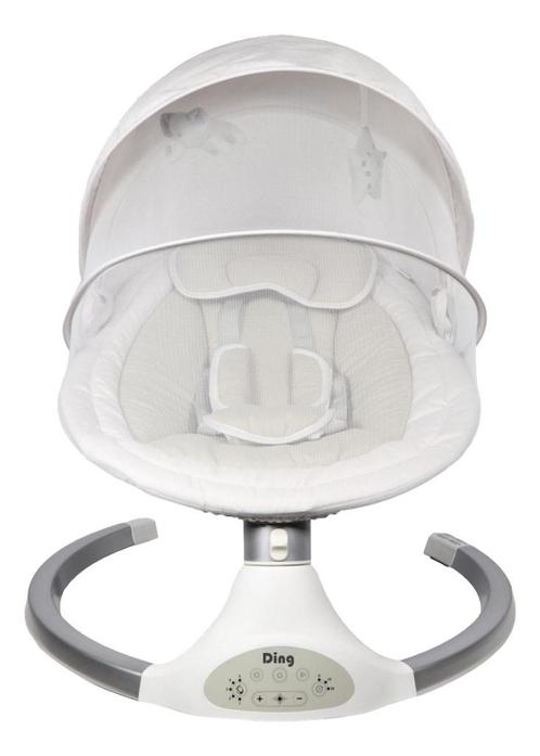 Ding Hugg Silver/White Swing Babyschommel DI-939586, Kinderen en Baby's, Wipstoeltjes, Nieuw, Verzenden
