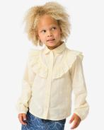 HEMA Kinderblouse volant zand van €19.99 voor €10 sale, Verzenden, Nieuw