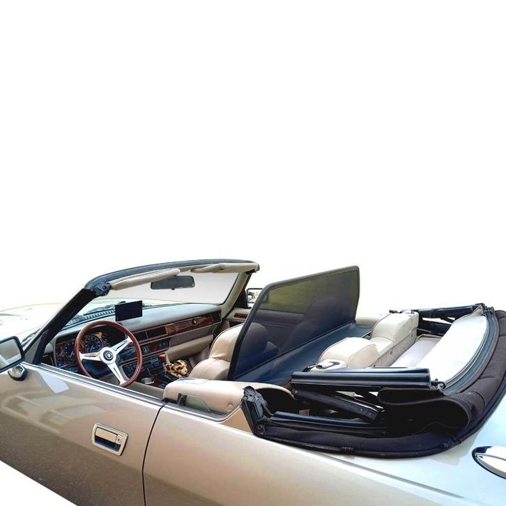 Jaguar XJS (1991-1996) Cabrio windscherm Zwart windscherm op, Auto diversen, Overige Auto diversen, Ophalen of Verzenden