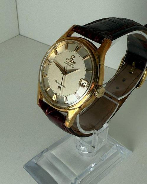 Omega - Vintage Constellation Pie Pan Yellow Solid Gold 18K, Sieraden, Tassen en Uiterlijk, Horloges | Heren