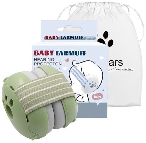 Eco Baby Groen Baby Gehoorbeschermers HC656225, Kinderen en Baby's, Overige Kinderen en Baby's, Nieuw, Verzenden