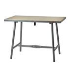 Inklapbare werkbank 120 cm met houten werkblad - grijs, Ophalen of Verzenden, Nieuw