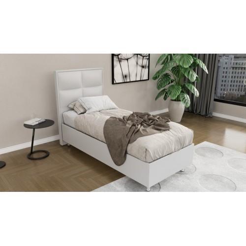 Compleet 1persoons Boxspring met Pocketvering matras, Huis en Inrichting, Slaapkamer | Boxsprings, Nieuw, Eenpersoons, Ophalen of Verzenden