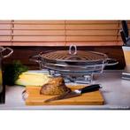 Kinghoff KH-1411 ovalen chafing dish en warmhoudbak van glas, Huis en Inrichting, Ophalen of Verzenden, Nieuw