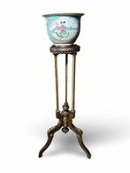 Napoleon III Kolom - 1850-1900 - met Kantonese cache-pot, Antiek en Kunst