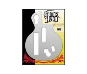 Wii Guitar Hero Faceplate Chrome