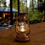 Solar LED lantaarn Oil - tafellamp op zonne energie, Tuin en Terras, Buitenverlichting, Kunststof, Verzenden, Minder dan 50 watt