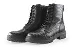 Nelson Veterboots in maat 39 Zwart | 10% extra korting, Verzenden, Zwart, Overige typen, Zo goed als nieuw