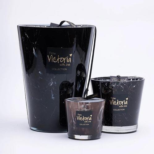 Victoria with love - Marble zwart, Huis en Inrichting, Woonaccessoires | Kandelaars en Kaarsen, Ophalen of Verzenden