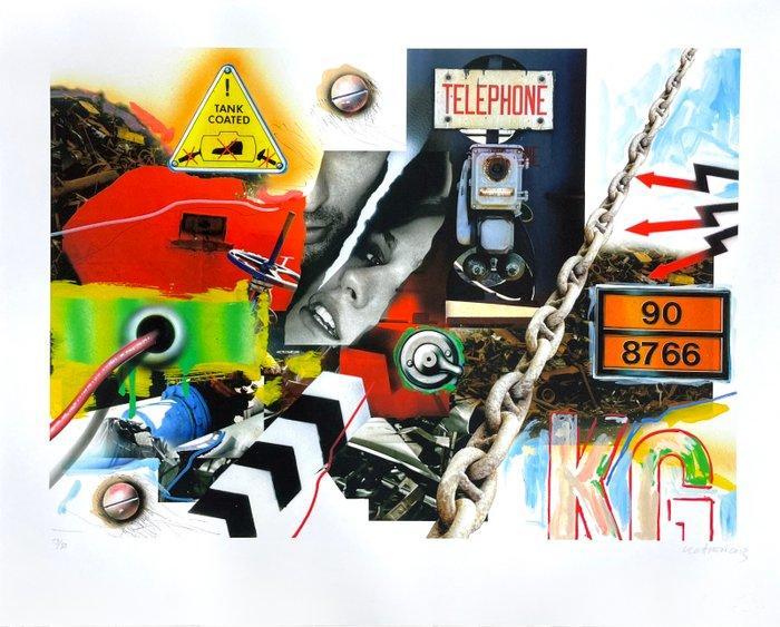 Peter Klasen (1935) - Lost Landscape 5, Antiek en Kunst, Antiek | Overige Antiek