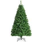 180 cm Kunstkerstboom met Glasvezel Feestboom met Metalen St