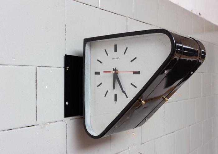Wandklok - Seikosha - Staal, Bakeliet, Plastic, Glas -, Antiek en Kunst, Kunst | Designobjecten