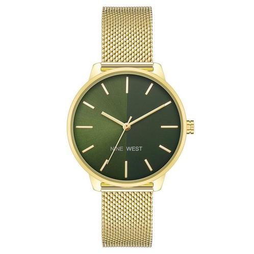 Horloge Dames Nine West NW_2668GNGB, Sieraden, Tassen en Uiterlijk, Zonnebrillen en Brillen | Heren, Verzenden