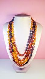 Halsketting - Barnsteen - Mix colour Baltic Amber - 1.5 cm -, Verzamelen, Mineralen en Fossielen